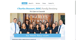 Desktop Screenshot of charlesstewartdentist.com